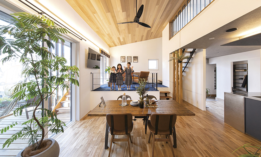 実際の暮らしを描けるリアルサイズのモデルハウス。