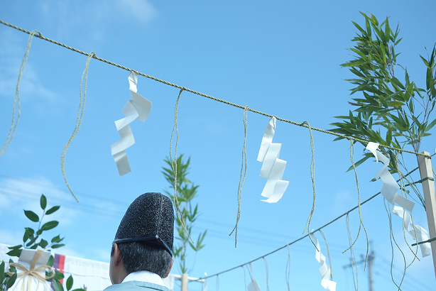 地鎮祭・着工の様子