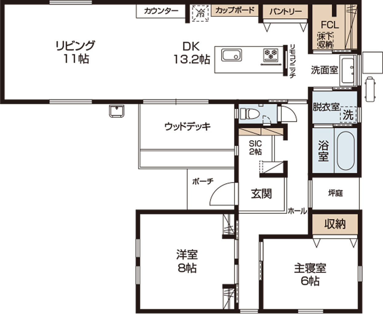 久能まちなか展示場の間取り図
