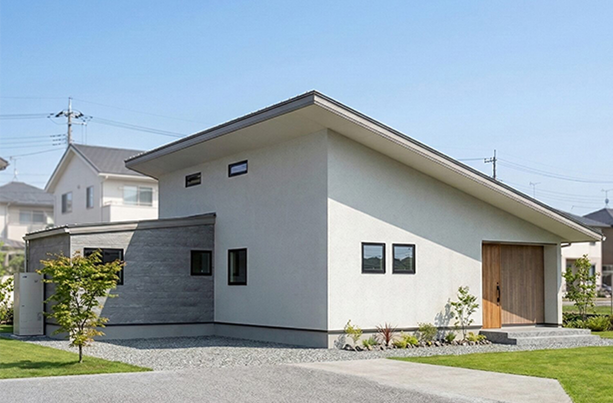 雨ヶ谷まちなか展示場の外観