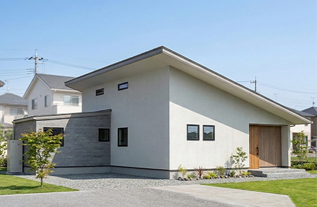 雨ヶ谷まちなか展示場の外観