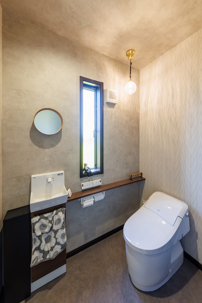 オーダーメイドキッチンのある平屋