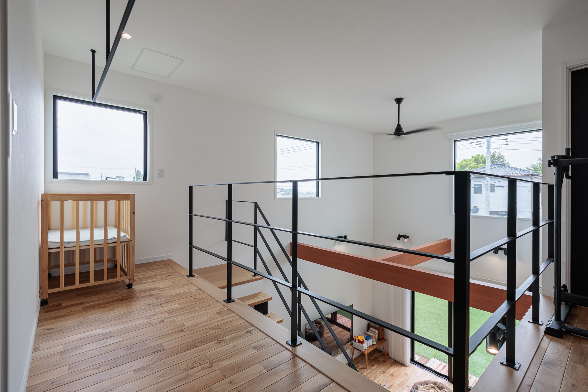 吹抜けでかなえる開放感スクエアデザインの家