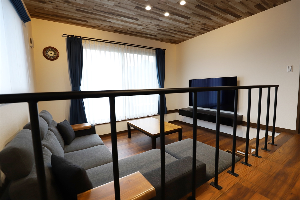 ピットリビングは心休まる場所 家族が心地よく暮らせる家