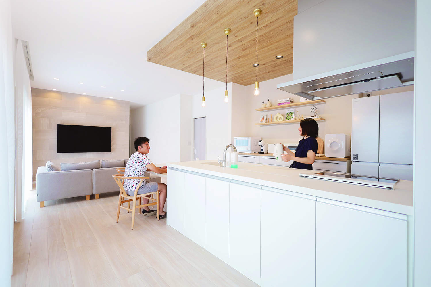 ぬくもりに包まれるナチュラルモダンな平屋