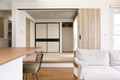 憧れの平屋と収納上手な コの字カウンター