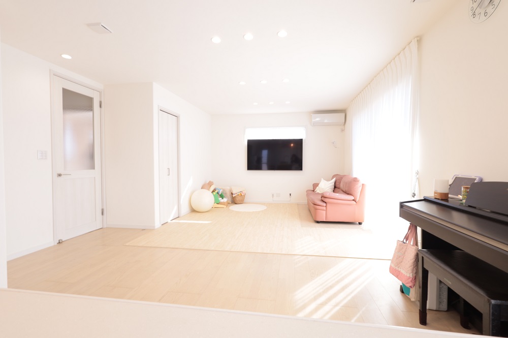 理想のキッチンスペースと家族みんなの心地いい家