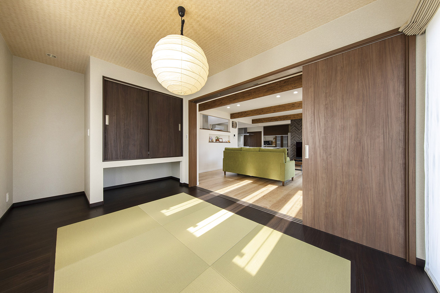 スキップフロアで家族が繋がる地元でのびのび暮らせる家