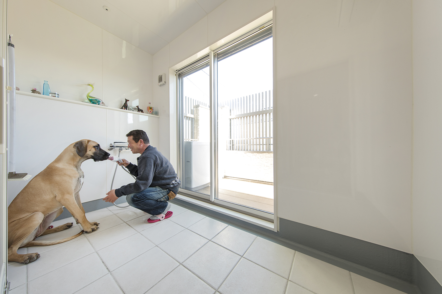 ワンちゃんと快適に暮らせる将来を考えたバリアフリーの家