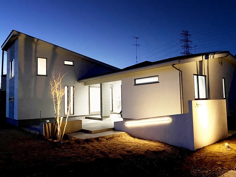 スキップフロアで趣味を愉しむ<br>１年中快適な温度の平屋【C値：0.5】