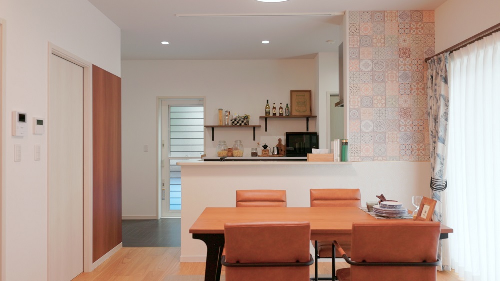 暮らしやすさの工夫と<br>いろどりのある我が家