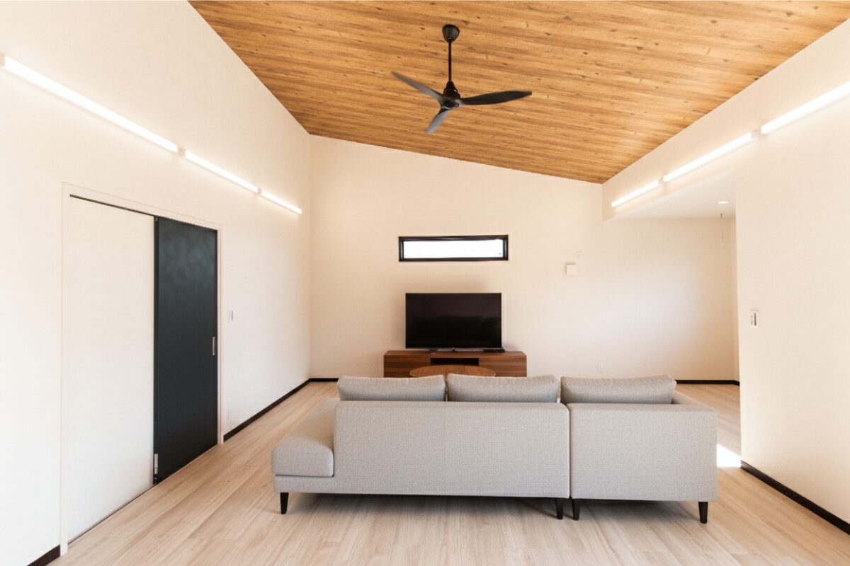 家族が自然と集まる、26帖の大空間LDK。